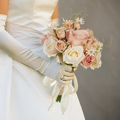 Wedding Bridal Bouquet Toss Bouquet Rustic Bridal Hand Flower Rose Flowers
