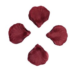 1000PCS Maroon Dark Red Black Silk Flower Rose Petals Table Scatters Wedding