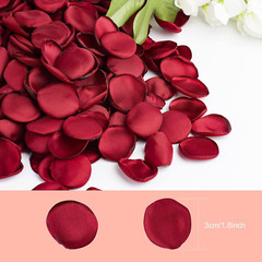 400 PCS Silk Rose Petals Burgundy Red Flower Petals for Romantic Night, Weddi…