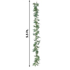 6 ft Cream Silk Daisy Flowers Garland Leaves Hanging Vine Party Events Supplies