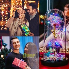 Eternal Rose Flower LED Enchanted Galaxy Rose LED Light Valentine’s Gift For Her