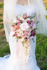 Bridal/Wedding/engagement Bouquet Artificial Flowers