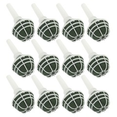 18Pcs Hand Tied Wedding Bouquet Holders Plastic Floral Holder for Fresh Flowers