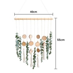 Artificial Plant Fake Eucalyptus Wall Hanging Flower Wedding Garden Home Decor