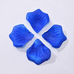 0.45 LB Deep Blue Rose Flower Petals,2500 Pcs Fake Royal Blue Rose Petals for Ro