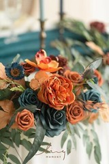 Ling’s Moment Flower Garland – 6FT Eucalyptus & Rose – Sweetheart Table Decor…