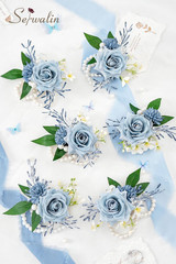 6 PCS Wrist Corsages for Wedding, Girl/Mother Bride Bridesmaids Corsages Wristle