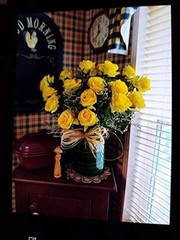 12 PCS Artificial Flowers Roses Silk Flowers Fake Long Stem Artificial Yellow