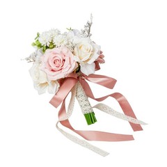 Wedding Bridal Bouquet Artificial Flowers Home Decor Toss Bouquet for Party