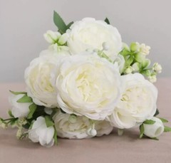 Artificial flowers romantic rose silicon real touch high quality bouquets
