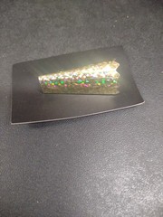 Gold Holo Foil Bout Magnet, Attach Boutonniere w/o Pins “Glitterati 24 Karat”