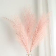 3 DUSTY ROSE 44″ ARTIFICIAL Pampas Grass SPRAYS Faux Plant STEMS Party