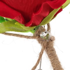 2 Pcs Wedding Groom Corsages Bridal Rose Boutonnieres Flower Decoration