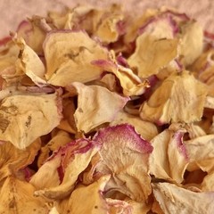20c/2.4oz FRAGRANT REAL Dried ROSE PETALS PINK WHITE Biodegrad Wedding Confetti