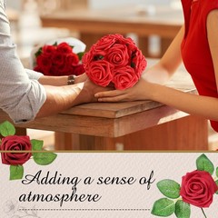 Sherr 250 Pcs Artificial Roses Flowers Bulk Fake Rose with Stem Faux Burgundy