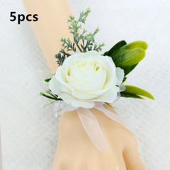 Artificial Silk Rose Wedding Bouquet – Bridal And Bridesmaid Floral Arrangement