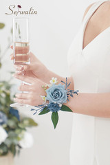 6 PCS Wrist Corsages for Wedding, Girl/Mother Bride Bridesmaids Corsages Wristle