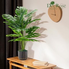 Fake Plants Tall 28” Artificial Monstera Faux Plants Indoor for Living 28″ 1