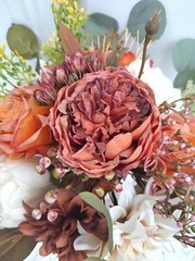 Fall Rustic Wedding bouquet/Bridal bridesmaid bouquet/Burnt Wedding Flower