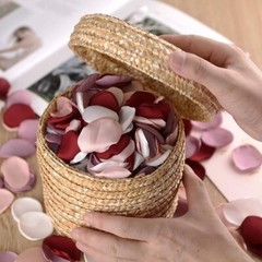 350 Mixed Red/Blush/White DivineLove Artificial Rose Petals, Valentine’s Wedding