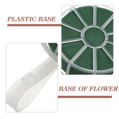 Wedding Bridal Floral Handle Cardboard Flower Bouquet Holder Stem