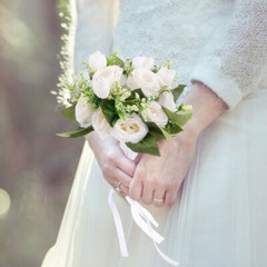 1PC Artificial Bridal Bouquet Decor Bride Bouquet Wedding Bride Flowers Bouquets