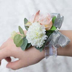 Corsage Flower Wrist Band/ Hair Clip Pin/ Rose Wedding Supplies