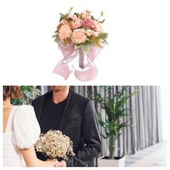 Bride Bridesmaid Wedding Bouquet,Artificial Flowers Elegant Artificial Romantic