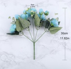Artificial flowers romantic rose silicon real touch high quality bouquets