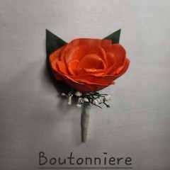 Orange Teal Rose Calla Lily Real Touch Bridal Wedding Bouquet Accessories