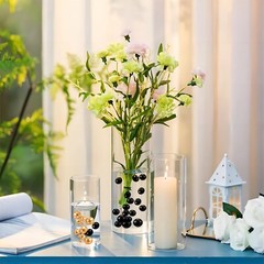 Black Gold Vase Filler Pearls | Black Gold Floating Pearls | 150 PCS Black Go…