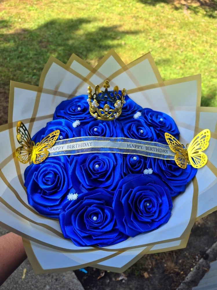 Ramo de Rosas Azules Eternas – Belleza que no tiene fin.