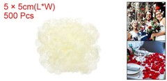 500pcs Artificial Rose Petals Fake Silk Flower Petals for Wedding White