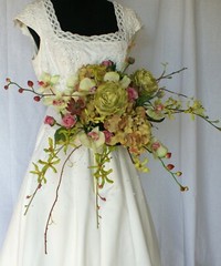 Orchid Garden Faux Wedding Bouquet