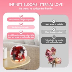 Gifts for Women Mom Grandma Sister Wife Her, Luxury Preserved Red-b