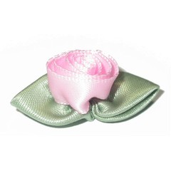 Polyester Satin Ribbon Roses Barrel Swirl 20 Pieces Per Pack Various Colors