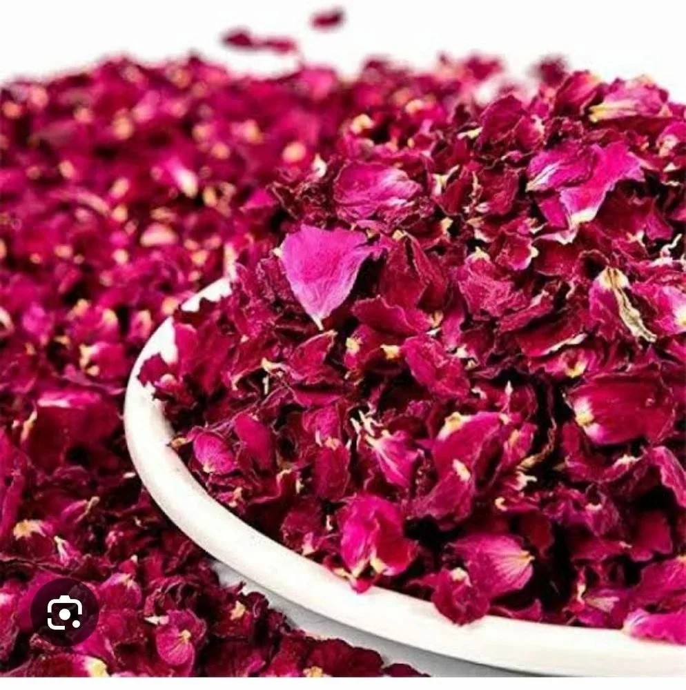 Organic Dry Red Rose Petal Leaves Gulab Patti For Wedding, Tea, Sweets & Decor