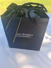 Best Wishes, Preserved Purple Rose With White Lights (In Drawer) Happiness gift