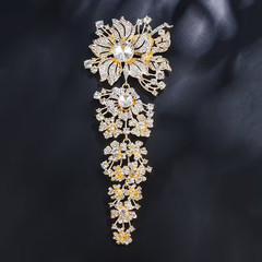 XL Wedding Bridal Bouquet Rhinestone Pin Accessory Adornment for Brides