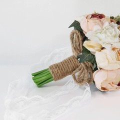 Versatile Wedding & Anniversary Bouquet – Artificial Flowers in Stunning Colors