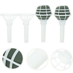 4Pcs Reusable Plastic Wedding Bouquet Holders for DIY Bridal Flower Handlers