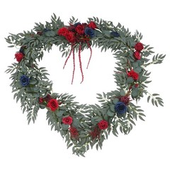 9FT Artificial Floral Garland, Artificial Flower Garland for Wedding Decoration