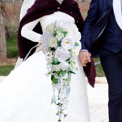 Wedding Bouquet for Bride for Rustic Boho Wedding Romantic Cascading Bouquet