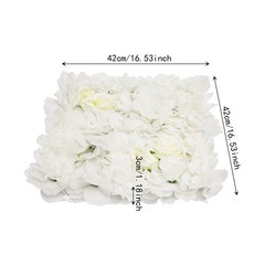 12pcs Artificial Flower Wall Panels, Flower Wall Decoration For Wedding Birthday