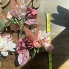 6 Wedding Table Bouquets Budget Friendly Beautiful Faux Flowers Cream/White Pink