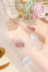 300pcs Rose Petals Dusty Rose Blush Faux Silk Flower Petals for Wedding Flowe…