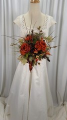 Autumn Gatherer Faux Silk Wedding Bouquet
