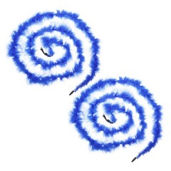 2 Pcs 6.6 Ft Feather Boas Feather for DIY Craft Sewing Trim Party Dark Blue