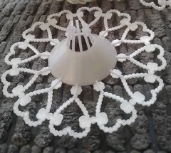 Vintage Plastic Heart Design Flower Bouquet Holders Bride Bridesmaid Wedding