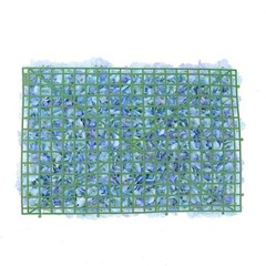 4 Serenity Blue Hydrangea Flowers Mat Wall Backdrop Panels Wedding Decorations